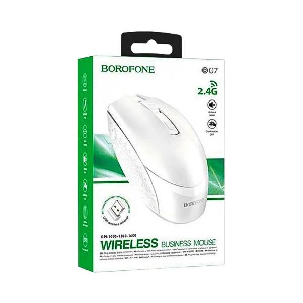 ماوس بیسیم بروفون مدل BG7 با قابلیت تنظیم DPI (رنگ سفید)